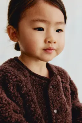 Veste en tissu Teddy bear - Marron