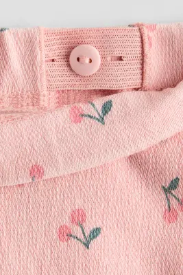 Jegging évasé en jersey - Rose clair/cerises