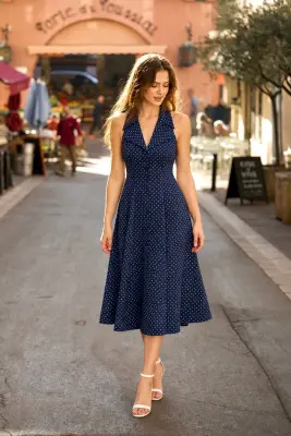 Clarice Polka Dot Dress