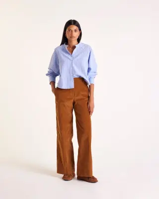 Pantalon Siméon velours camel
