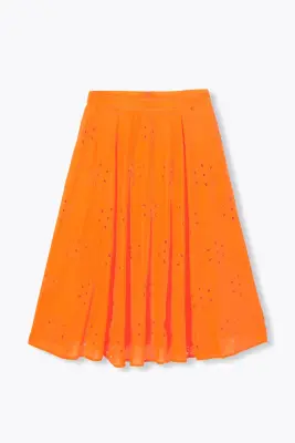 Jupe en broderie anglaise