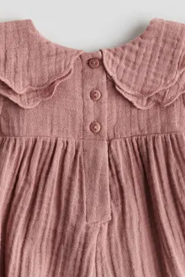 Combinaison en mousseline de coton - Rose ancien foncé