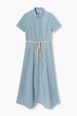 Robe-chemise longue Femme