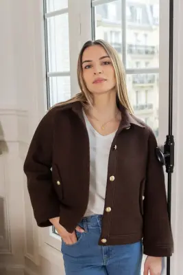 Veste Lana - chocolat