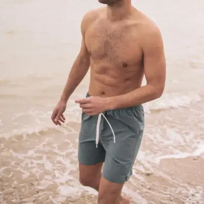 Short de bain eucalyptus Récif recyclé