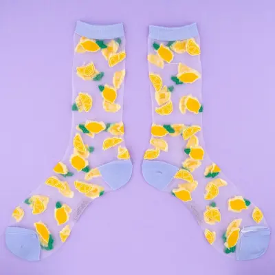Chaussettes transparentes Citron Coucou Suzette