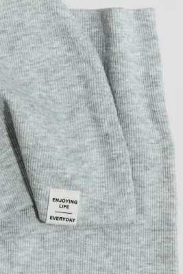 Ensemble 2 pièces bonnet et snood - Gris chiné