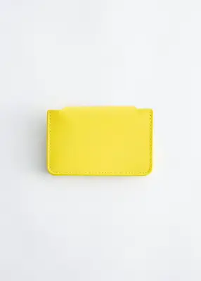 Petit porte-cartes - Jaune