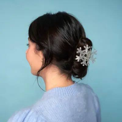 Pince à cheveux Flocon de Noël Coucou Suzette