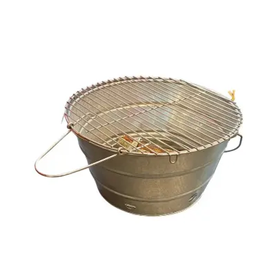 Barbecue portable en zinc