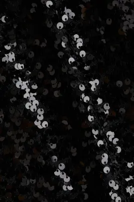 Robe à sequins - Noir