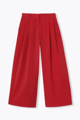 Pantalon large à pinces
