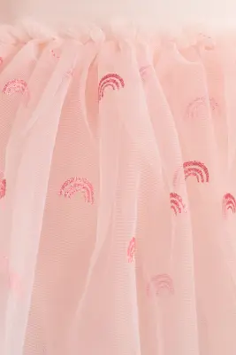 Justaucorps de danse avec jupe en tulle - Rose clair/licorne