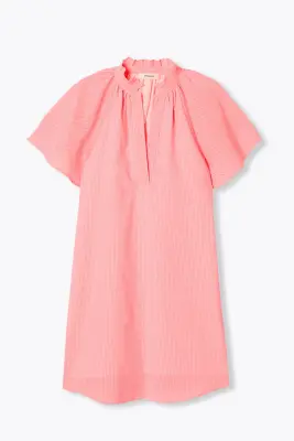 Robe courte rayée Femme