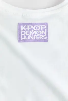 Pyjama imprimé en coton - Blanc/KPop Demon Hunters