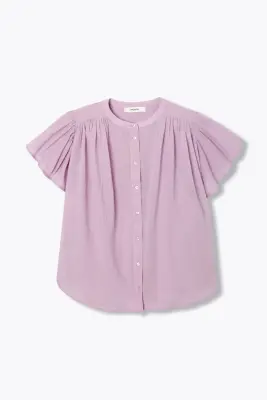 Chemise en cotonnade unie
