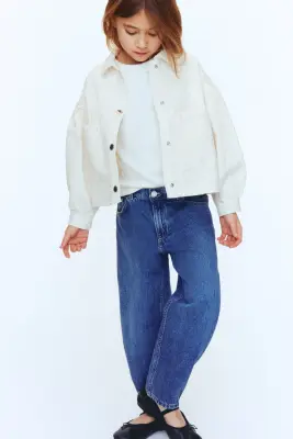 Barrel Jeans loose - Bleu denim