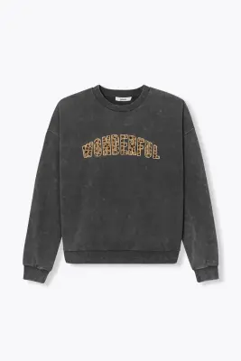 Sweat-shirt message wonderful