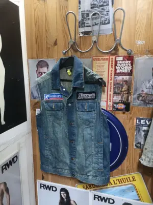 Gilet en jean bleu Classics