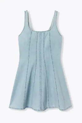 Robe courte en jean Femme