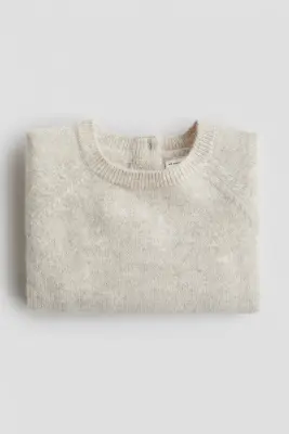Pull en maille de cachemire - Beige clair
