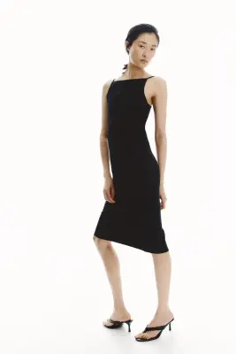Jupe crayon en jersey - Noir