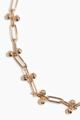 Collier chaîne - Doré