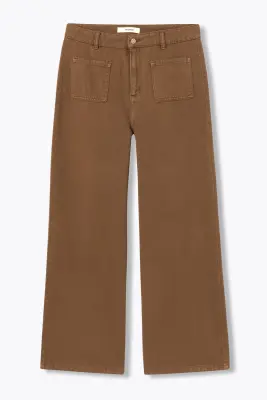 Pantalon large et court Femme