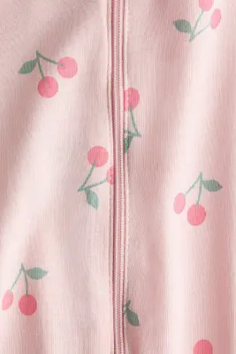 Pyjama à motif - Rose clair/cerises