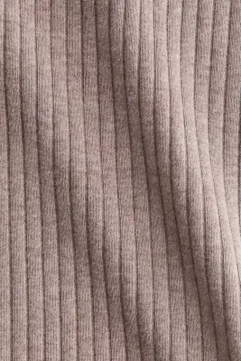 Legging en coton côtelé - Beige foncé
