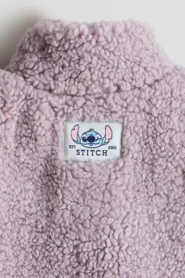 Veste sans manches en tissu Teddy bear avec motif - Violet clair/Lilo et Stitch