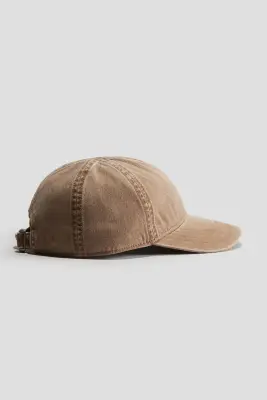 Casquette en twill de coton - Beige