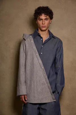 La Double Chemise Jean (Bicolore)