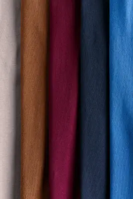 Lot de 5 pantalons jogger en coton - Rouge foncé/bleu marine
