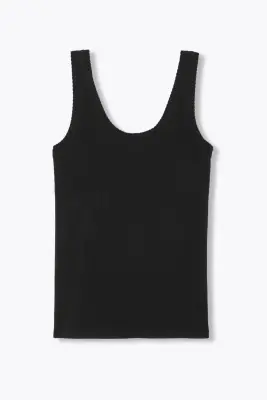 Débardeur jersey côtelé Femme