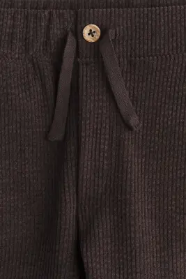 Pantalon en velours côtelé - Marron foncé