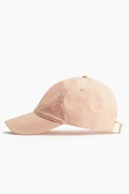 Casquette en popeline - Rose pêche