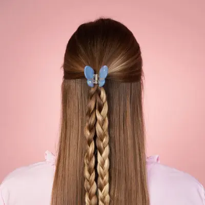 Mini pince à cheveux Papillon Lavande Coucou Suzette