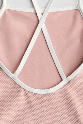 Maillot de bain texturé - Rose ancien clair