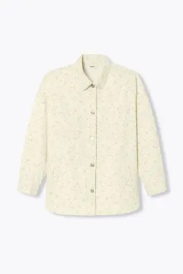 Veste surchemise à fleurs