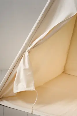 Tipi Enfant En Toile - Été - Blanc Cassé
