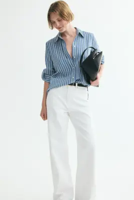Chemise - Bleu clair/rayures tennis