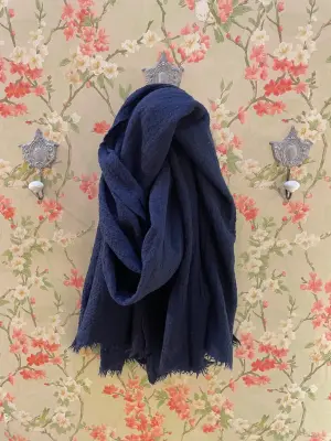 LAURENCE BRAS Écharpe Towel Navy