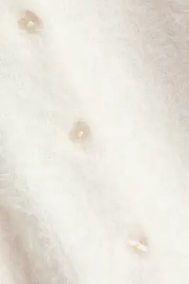 Gilet duveteux - Crème