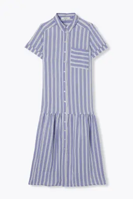 Robe-chemise rayée Femme