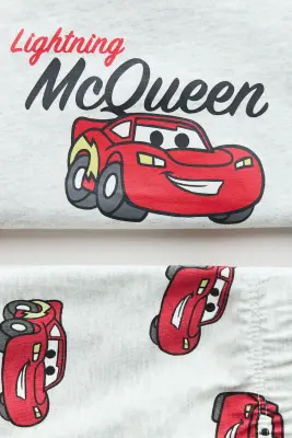 Pyjama imprimé en coton - Gris clair/Cars