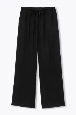 Pantalon large ceinturé Femme