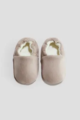 Chaussons souples - Beige clair