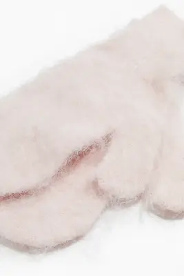 Moufles - Rose poudré