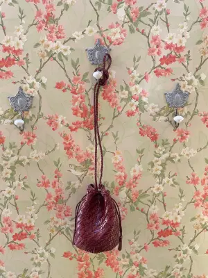 Nouveau ! DRAGON DIFFUSION Sac Pompon Double Jump Bordo